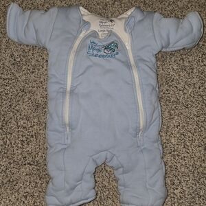Merlin's Magic Sleepsuit Size Large, Blue